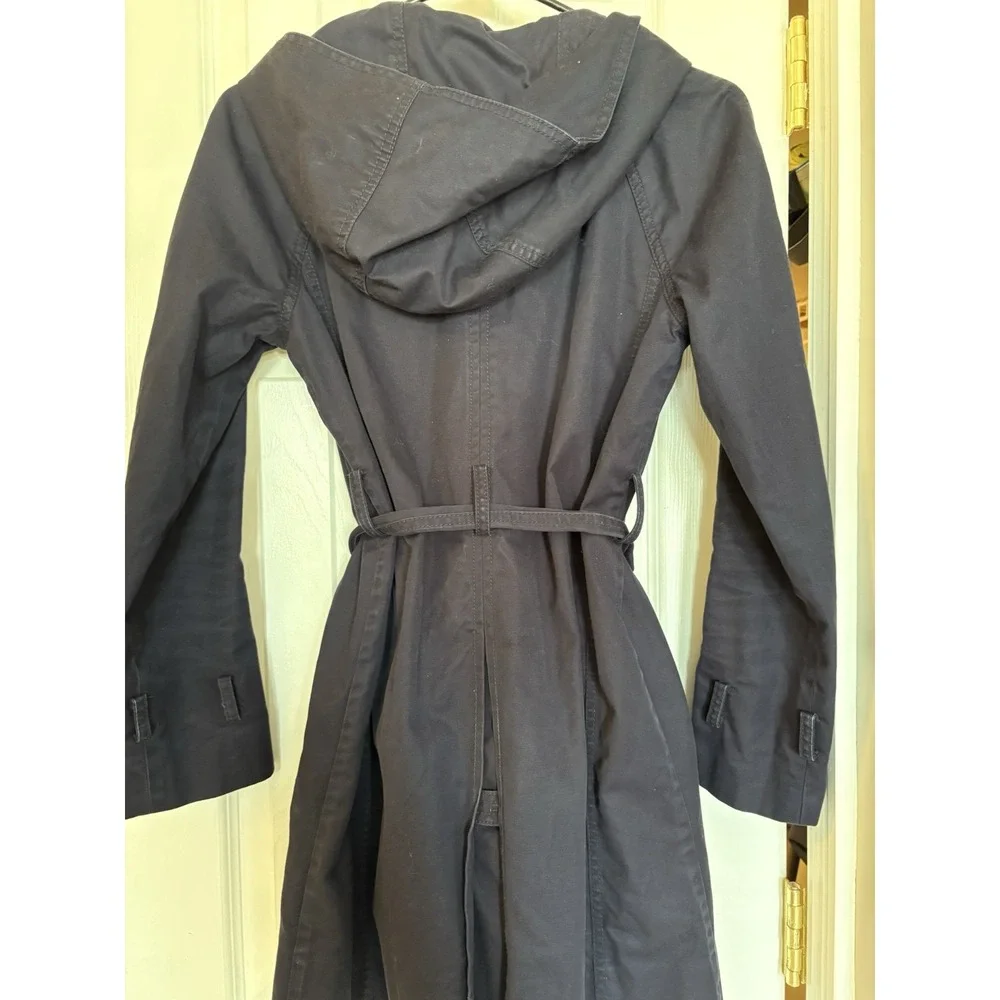 J.Crew Hooded Trench Coat Women's Size 2‎